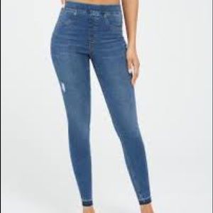Spanx Distressed Denim Leggings